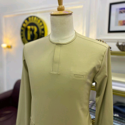Olive Khaki African Kaftan for Men