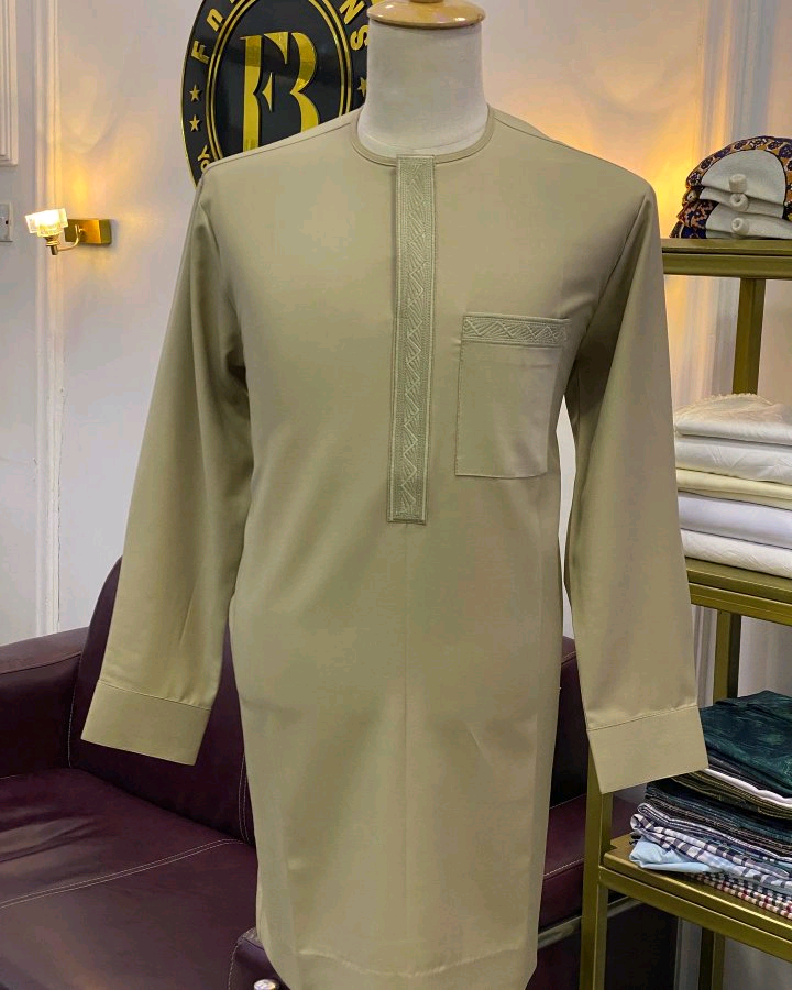 Olive Khaki African Kaftan for Men