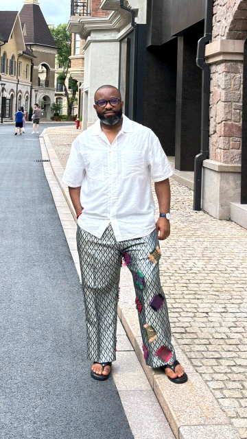 D’Lamba Pant | Patterned African Pants for Men